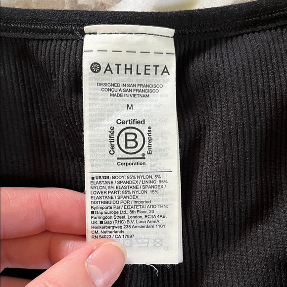 Athleta Ribbed Sports Bra - Picture 4 of 5